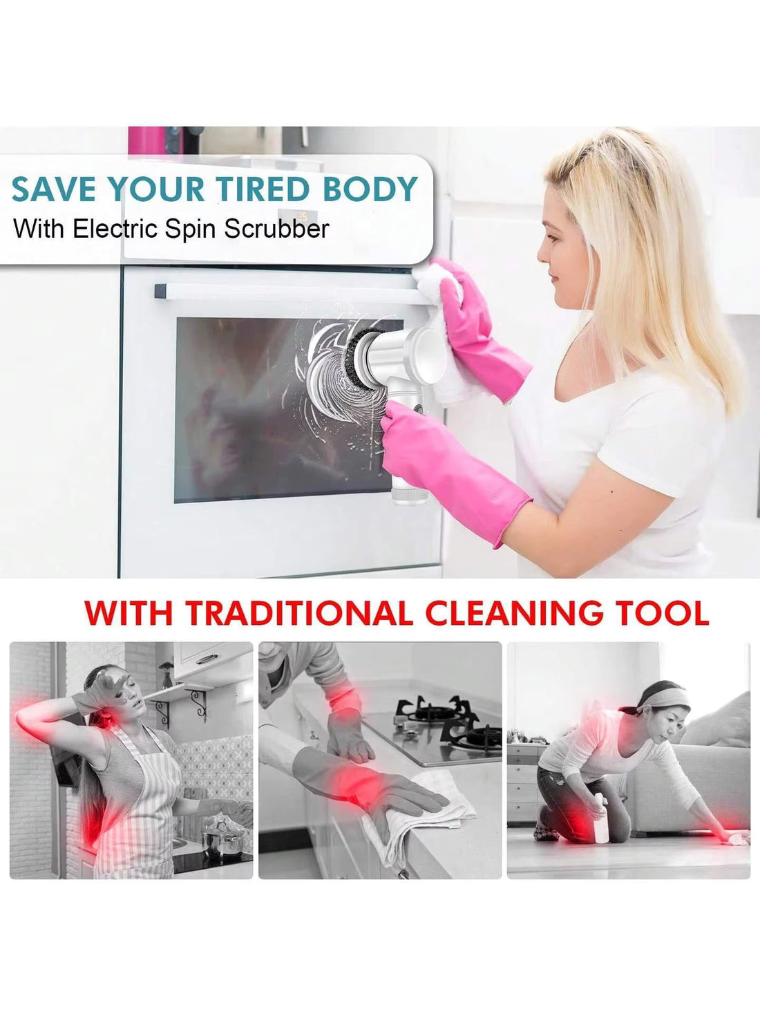 Portable 5 in 1 Magic Cleaning Brush