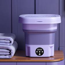 6.5l Portable Foldable Washing Machine Basket Random Color