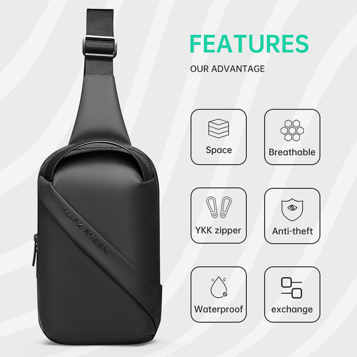Casual Newest Design Sling Chest Bag Men Backpack Shoulder Bags Crossbody Bag
