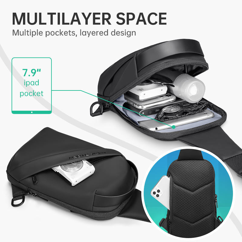 Casual Newest Design Sling Chest Bag Men Backpack Shoulder Bags Crossbody Bag