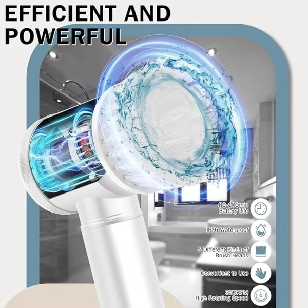 Portable 5 in 1 Magic Cleaning Brush