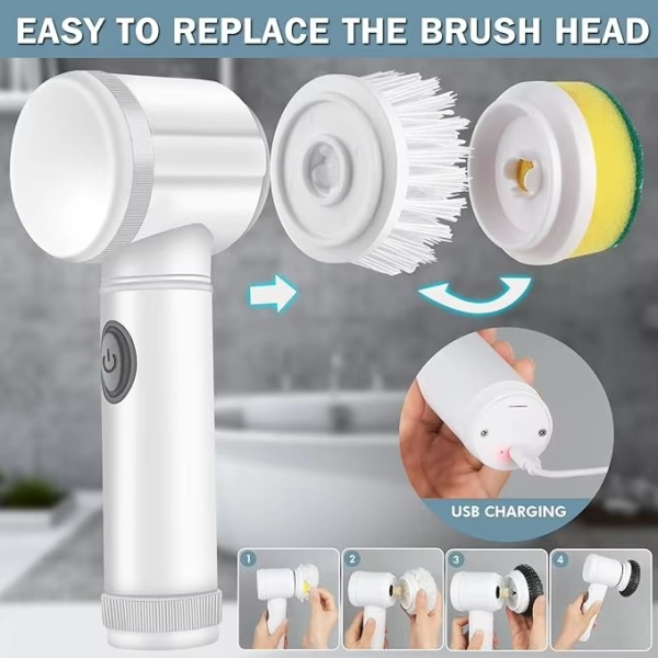 Portable 5 in 1 Magic Cleaning Brush