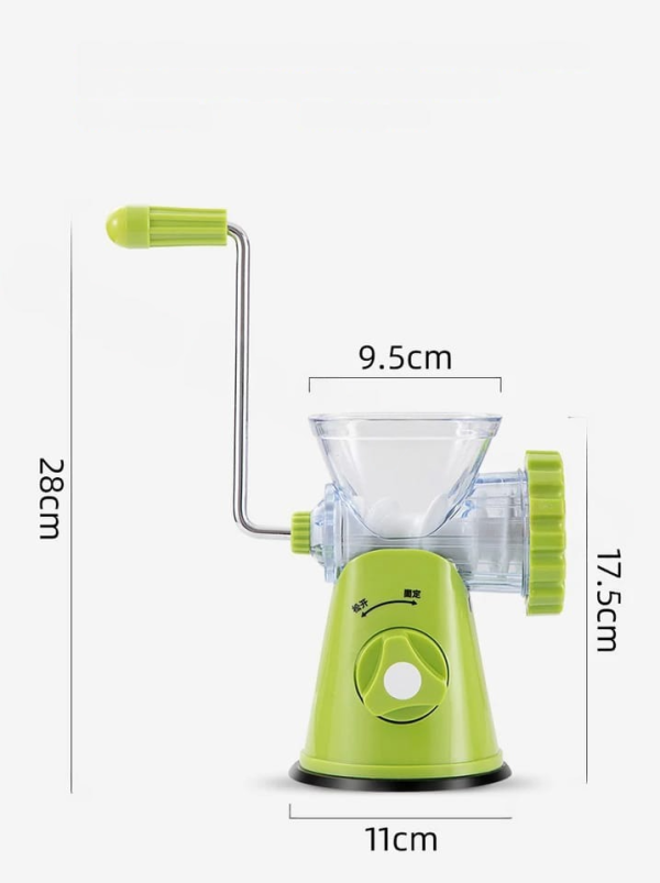 Meat Mincer, Household Meat Pounder Tool, Kitchen Meat Grinder qeema Maker, Silver Aluminum