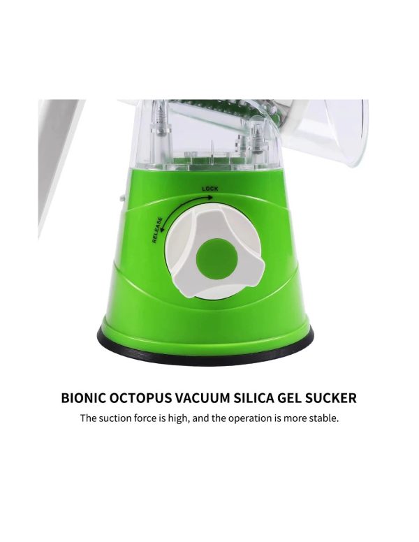 3-in-1 Drum Grater & Slicer – Manual Veg Cutter Tool