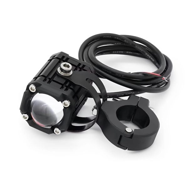 Universal Motorcycle Led Auxiliary Headlight – High/low Beam Super Bright Fog & Driving Light With Waterproof Ip65 Spotlight For All Bikes And Weather Conditions