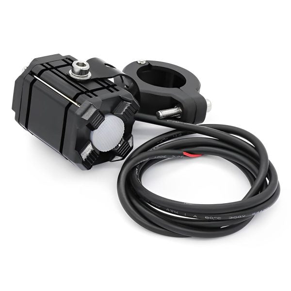 Universal Motorcycle Led Auxiliary Headlight – High/low Beam Super Bright Fog & Driving Light With Waterproof Ip65 Spotlight For All Bikes And Weather Conditions