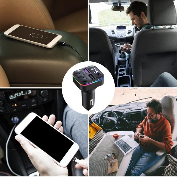 X8 – Multifunctional Car Mp3 Player | Car Wireless Fm Transmitter | Car Mp3 Modulator – 3.1a | Car Accessories ( Random Color )